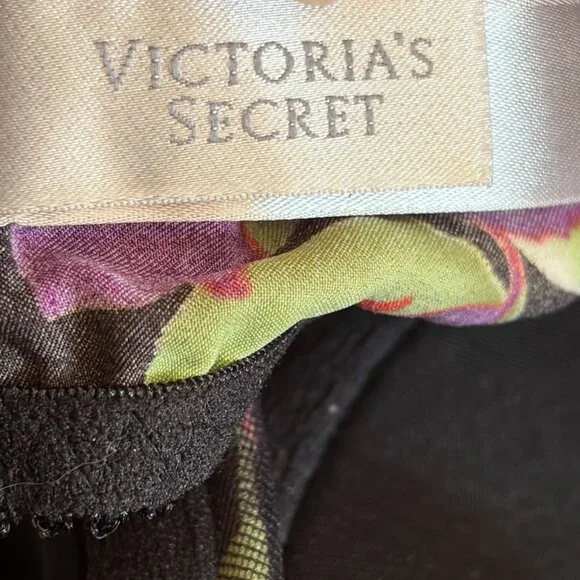 Victoria’s Secret Lace Rose Leopard Satin Bustier Bra 36C - Picture 6 of 8